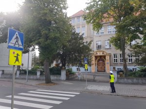 Policja w rejonie szkoły