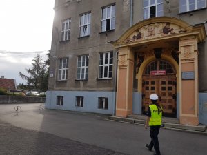 Policja w rejonie szkoły