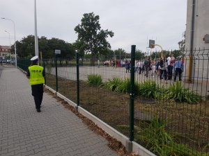 Policja w rejonie szkoły