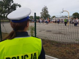 Policja w rejonie szkoły