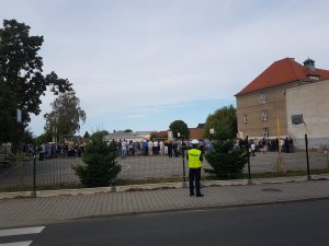 Policja w rejonie szkoły