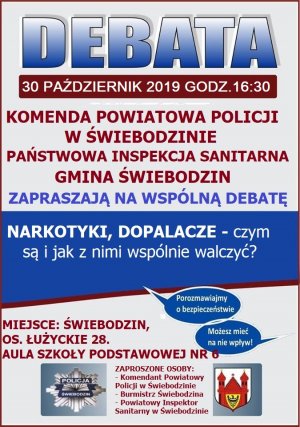 plakat debaty