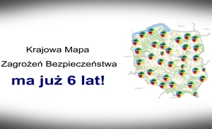 Plakat Krajowej Mapy Zagrożeń bezpieczeństwa