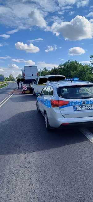 Tir i radiowóz