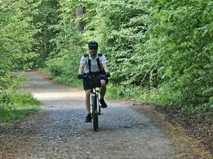 Policjanci na rowerach