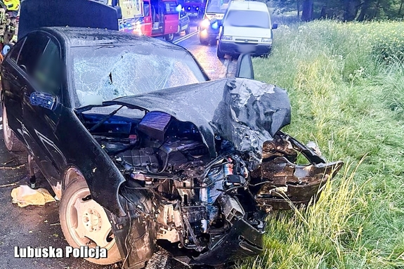 Nieodpowiedzialna jazda 20-latka zakończona groźnym wypadkiem