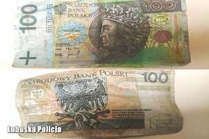 podrobione banknoty