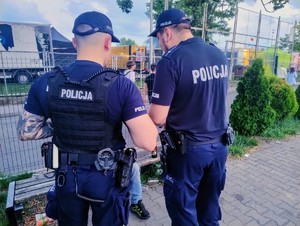 Policjanci w patrolu
