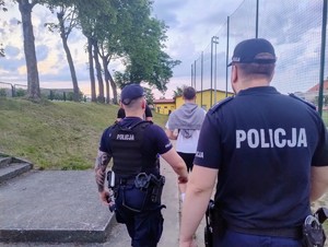 Policjanci w patrolu