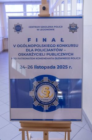 plakat z informacją o konkursie