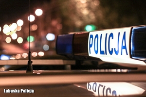 widok miasta i dachu radiowozu