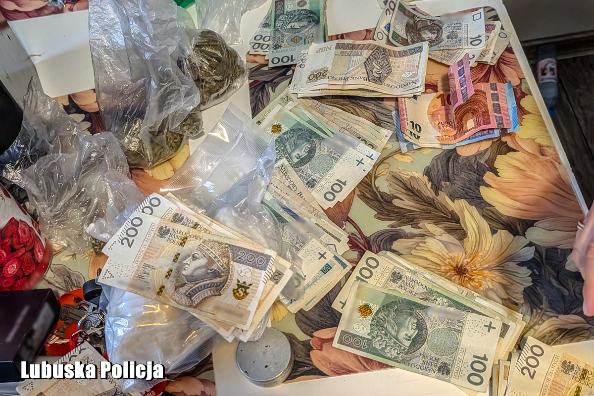 Policja Świebodzina aresztuje 35-latka po zabezpieczeniu 2,7 kg narkotyków i 11